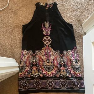 Black Halter Midi Dress